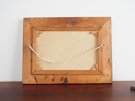 Image 1 of Peinture "The Way to Home", design scandinave, années 1970, par V. Kier