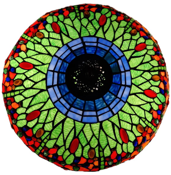 Image 1 of Wunderschöne Tischlampe im Tiffany-Stil 69x45