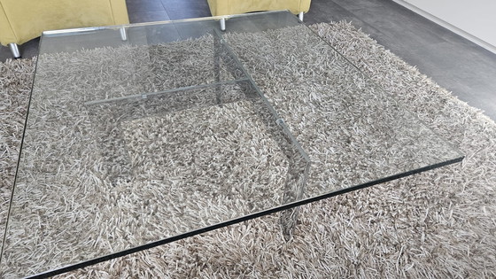 Image 1 of Mesa de centro cuadrada de cristal