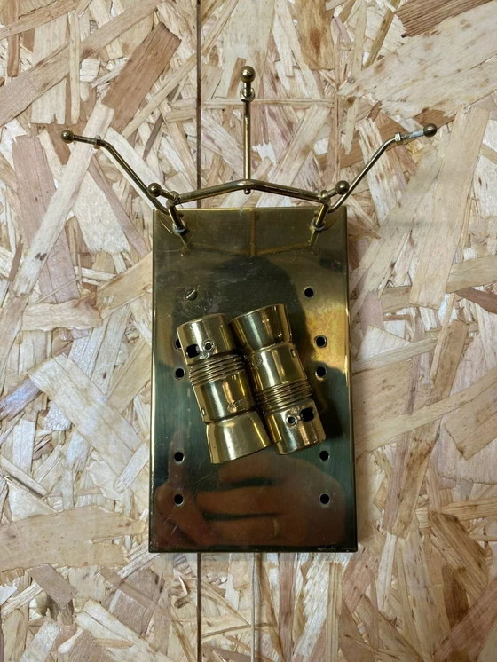 Image 1 of Lámpara de pared Kinkeldey de los años 60 y 70, lámpara de pared de cristal, diseño de la era espacial, años 60 y 70