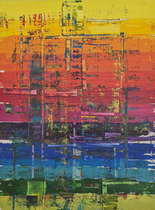 Abstract831 – schilderijen tekeningen, Canvas
