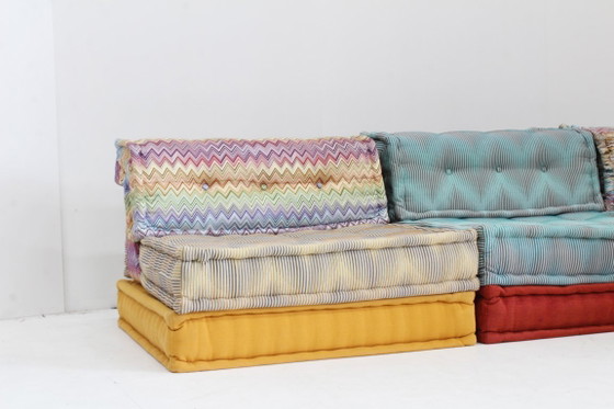 Image 1 of Canapé Mah Jong Roche Bobois Missoni design par Hans Hopfer, lot de 12