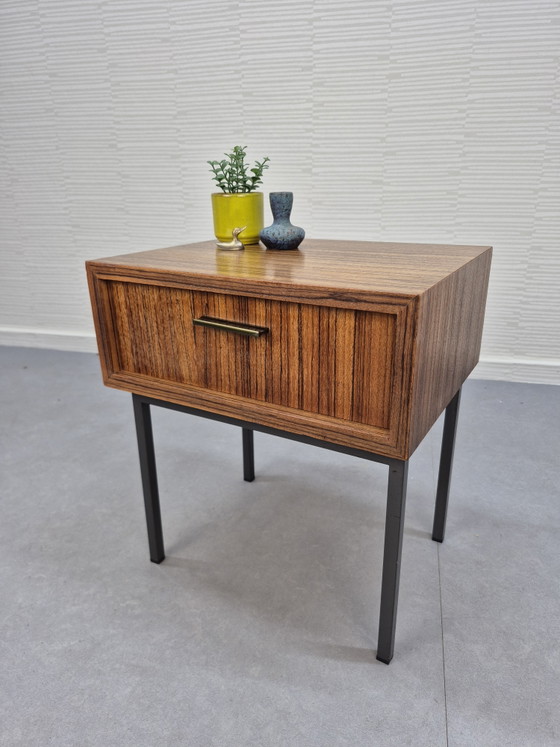 Vintage cabinet/Nightstands/side table Pastoe style. – Metal, Wood (photo 3 of 14)