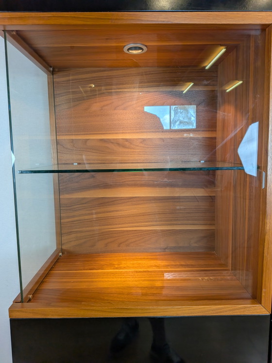 Image 1 of Musterring Design Wall Unit | Complete Set | Walnut & High Gloss