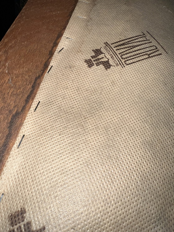 Image 1 of Banco Jugendstil kersenhouten con 2 fauteuils 