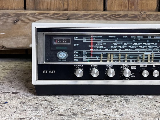 Image 1 of Vintage Loewe Opta ST 247 receiver + 2x concertbox LO 18
