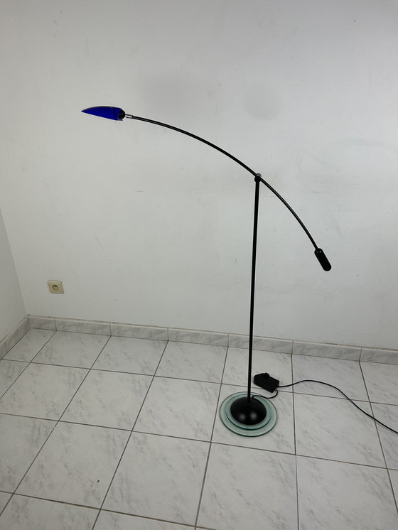 Image 1 of Vintage 80s fishing rod lamp floor lamp