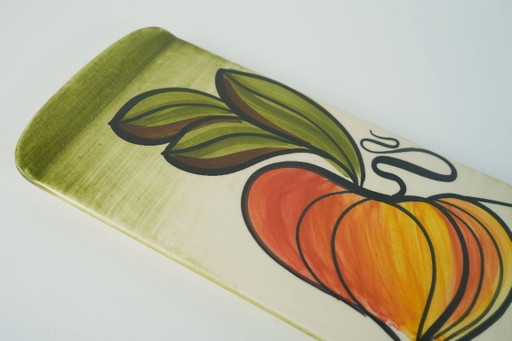 Zeer mooie keramische taartschaal uit het midden van de vorige eeuw, Stutzel Sachs Aalen herfstdecoratie