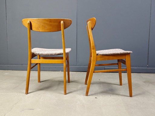Farstrup Mobler Esszimmerstühle, 6er-Set – 1960er Jahre
