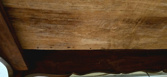 Image 1 of Escritorio plano estilo Luis XV en marquetería - obra del siglo XX