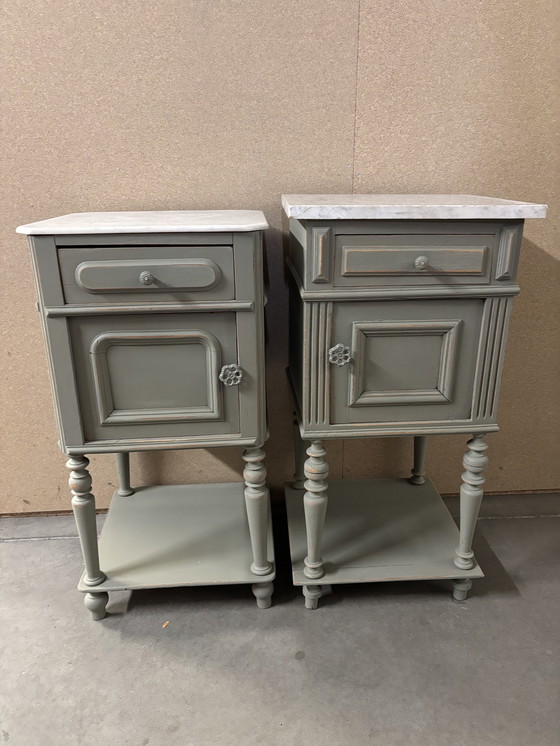 Image 1 of Ensemble de tables de chevet Brocante