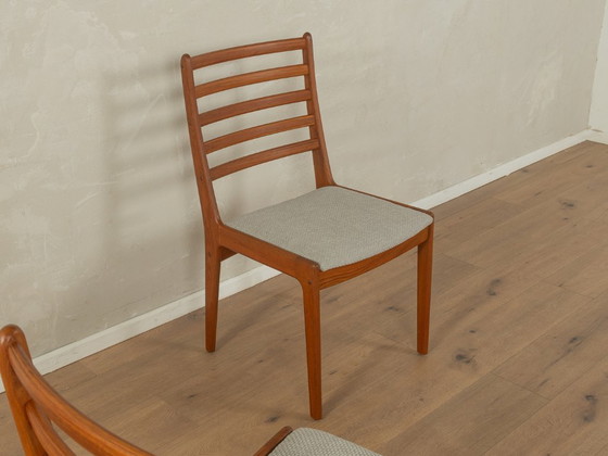 Image 1 of 5x eetkamerstoelen, 1960
