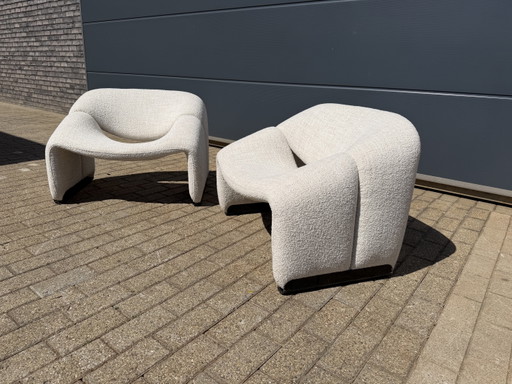 Artifort F598 Groovy armchairs in mint condition!! Pierre Paulin