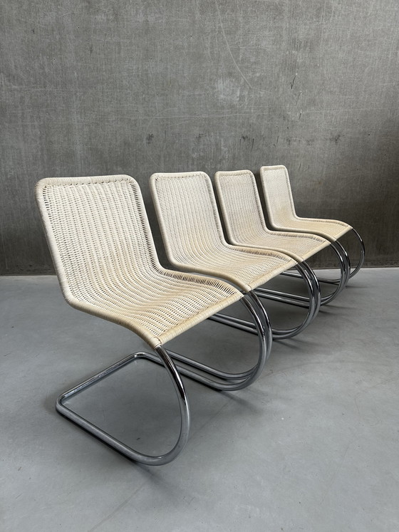 Image 1 of Set/4 Vintage Tecta stoelen Ludwig Mies van der Rohe ‘70