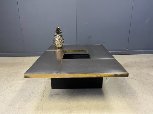 Hidden bar coffee table by Belgochrom, 1970s