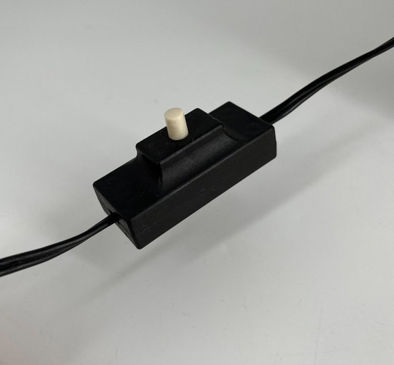 Image 1 of Lampe de table vintage en bambou et rotin – Style milieu du siècle