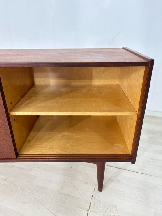 Image 1 of Very beautiful mid-century sideboard / teak sideboard from the 1960s / vintage teak sideboard