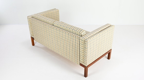 Image 1 of Canapé vintage, tapisserie en laine et teck. Danemark, C.1960