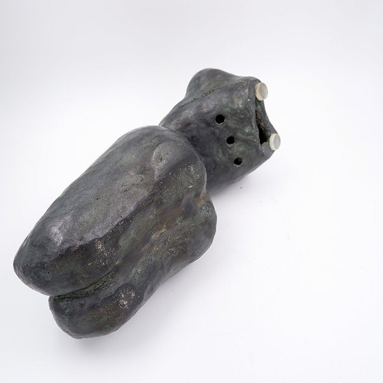 Image 1 of Scultura di nudo in bronzo e terracotta - Pascale Quoirin - XX secolo