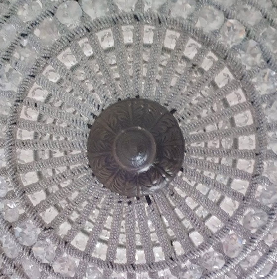 Grote Zeldzame Empire Stijl Kasbah Hanglamp Kristal – Hanglampen, Metal, Crystal (photo 22 of 26)