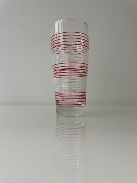 Image 1 of Set of 5 vintage Scandinavian long drink glasses