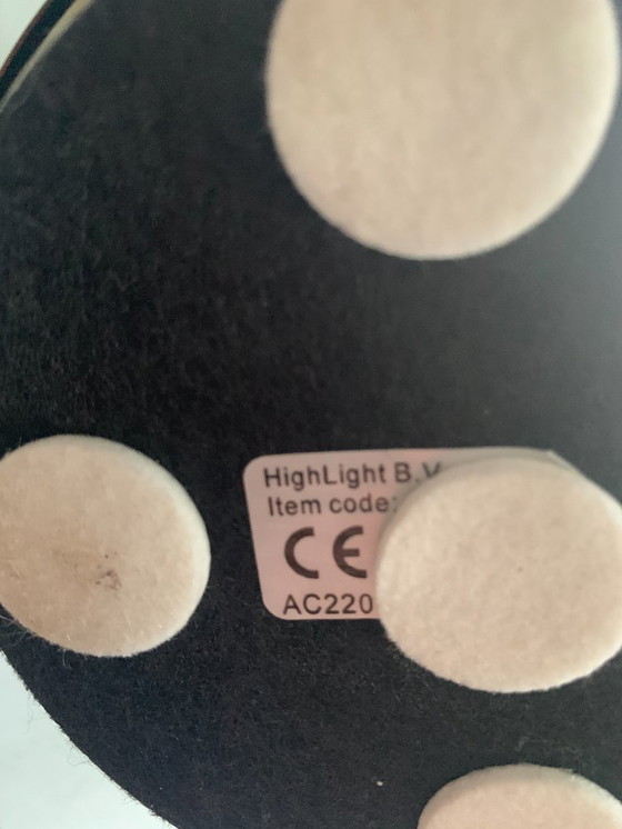 Image 1 of Highlight Trapeze Designlamp - Messing - melkglas kap -izgst