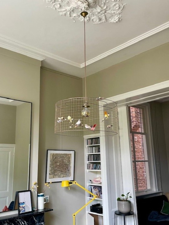 Image 1 of Pendant lamp Demi-Grande Voliere Mathieu Challieres