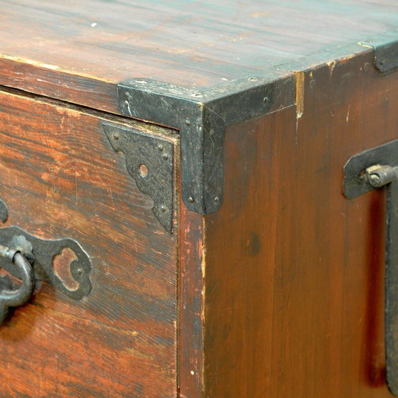 Commode japonaise Tansu, vers 1870 – Iron, Wood (photo 12 of 14)