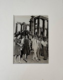 Jackie Kennedy visits Greece. Press photo 1961