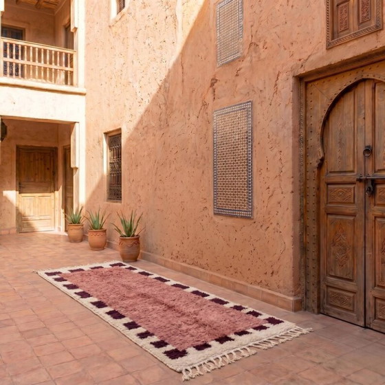 Image 1 of Handwoven Moroccan Runner Carpet 90cmx300cm 
