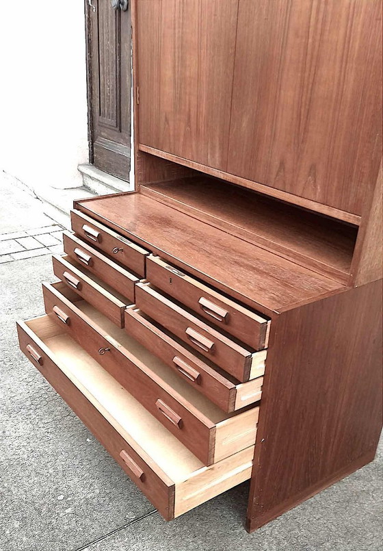 Image 1 of Doppelkorpus im Stil der 1950er Jahre von Hans Wegner für RY Mobler