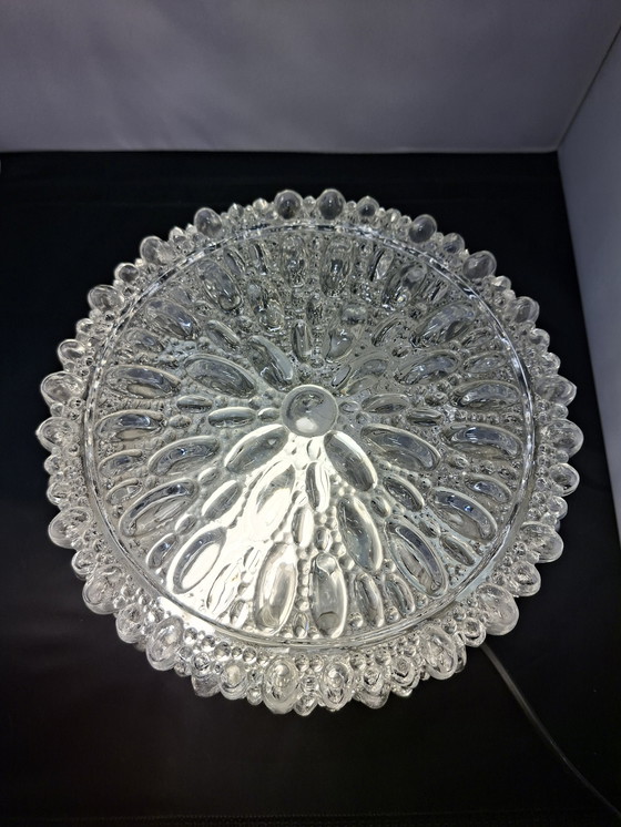 Image 1 of Vintage Limburg bubble glass ceiling light – 1960s – Ø23 cm – mid-century design