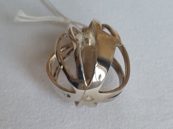 Image 1 of Jewelry: pendant, silver and rock crystal, unique, 1960s