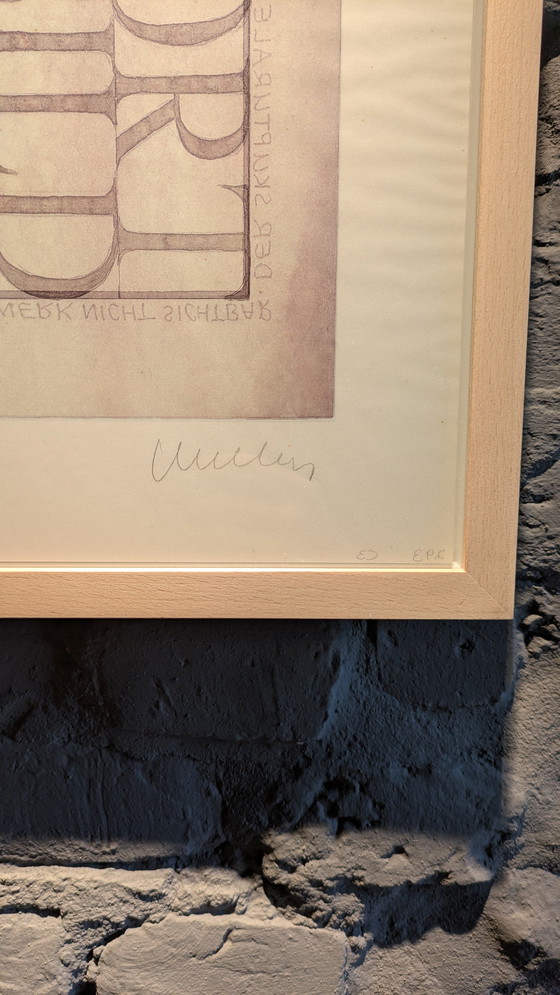 Image 1 of Franz Erhard Walther - 2 framed editions