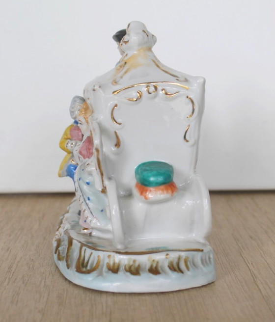 Image 1 of Nice, vintage porcelain carriage figurine, Offtriart, 1950s