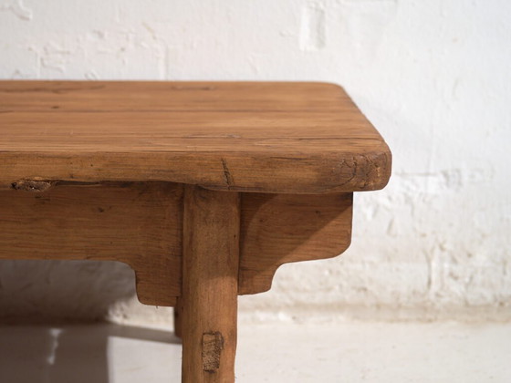 Antieke lage tafel van grenenhout – China, circa 1930 – Salontafels (photo 40 of 40)