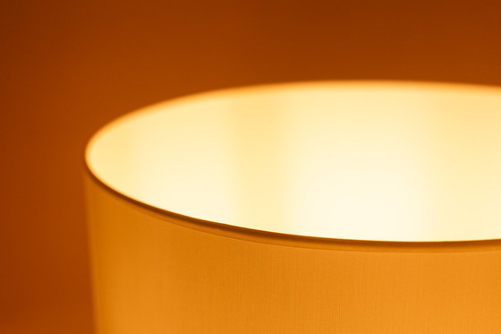 Image 1 of Paar oranje glazen lampen, 1970