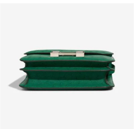 Image 1 of Borsa HERMES Constance en Cuirs exotiques Vert - 103230