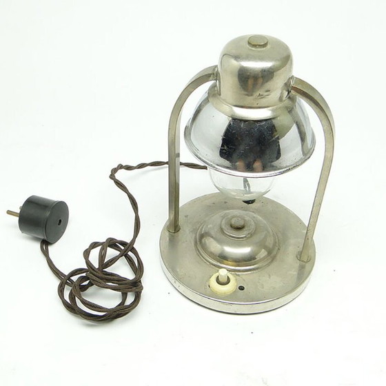 Art Deco Table Lamp, Germany, 1930s – Metal, Chrome (photo 4 of 10)