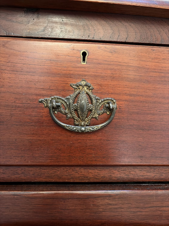 Comò Vittoriano con Specchio (English Dresser) – Tolette, Glass, Wood (photo 5 of 5)