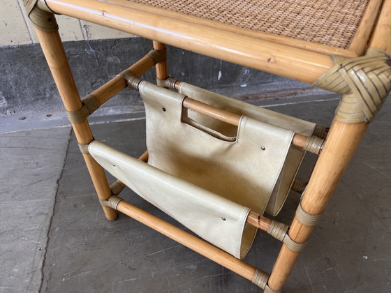 Portariviste vintage in bambù – Rattan, Skai (photo 2 of 6)
