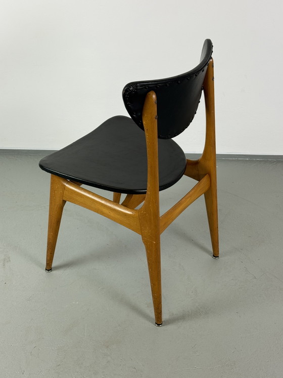 Set van 4 vintage eetkamerstoelen in Scandinavische stijl – Jaren 60 – Skai, Wood (photo 9 of 14)