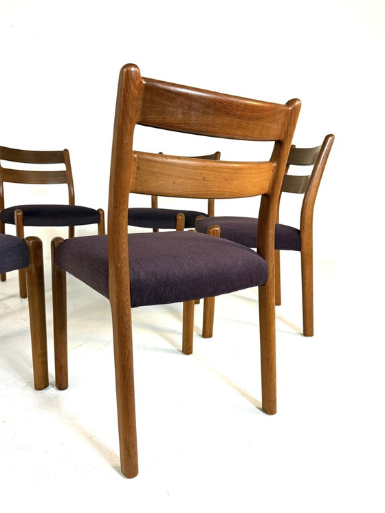 Image 1 of 6x restored Danish dining chair, EMC Møbler '80