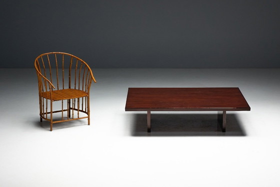 Image 1 of Tavolino in bambù di Axel Vervoordt, Belgio, anni '80