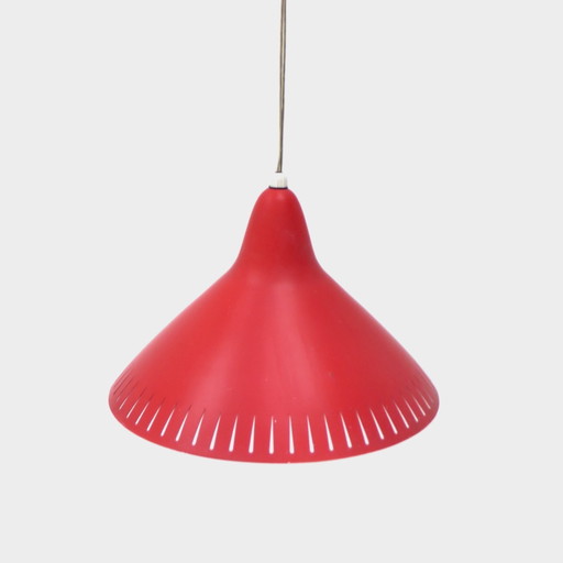Vintage Pendant Lamp by H. Busquet for Hala Zeist, 1950s