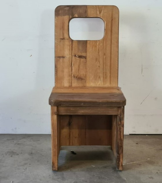 Image 1 of Brutalist dining chairs