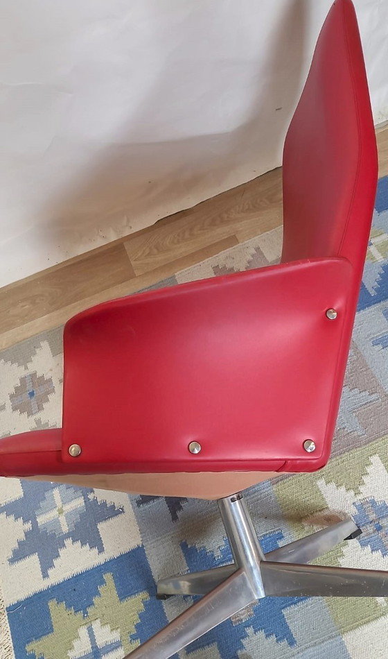 Image 1 of Vintage Scandinavische draaifauteuil gestempeld Bodafors-Verken, Zweden, jaren 70
