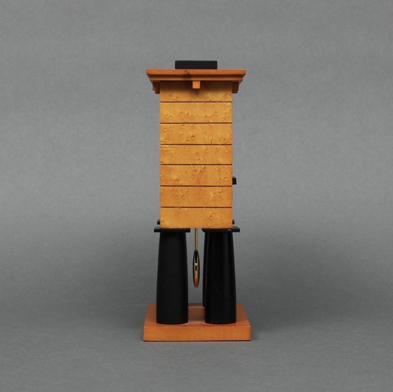 Image 1 of ALESSI MANTEL CLOCK TISCHUHR BY MICHAEL GRAVES MEMPHIS POSTMODERNE