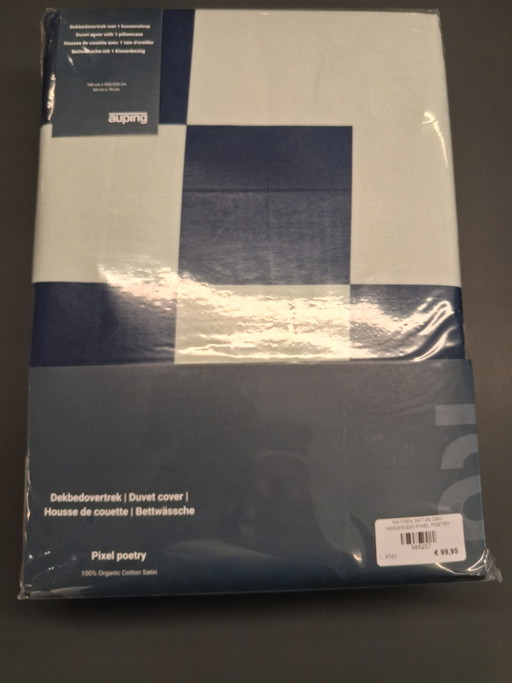 Auping Duvet Cover Pixel Poetry 140 x 220 Cm – slaaptoebehoren, Cotton