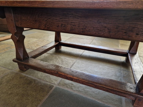 Antiker Eichenholz Couchtisch – Couchtische (photo 2 of 8)